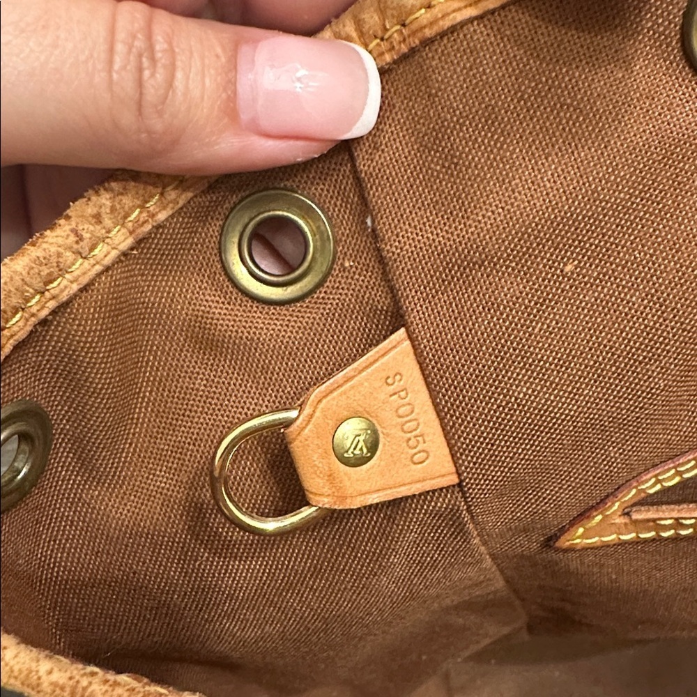 Louis Vuitton backpack montsouris mm LV monogram bag vintage designer backpack - Picture 7 of 17